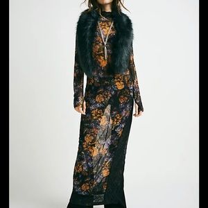 Free People High Expectations Maxi Slip Floral Dress